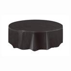 Zwart Tafelkleed Rond 2,13m, Verzenden, Nieuw