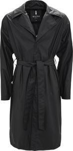 Rains Overcoat 1255 - Maat M/L - Jas Dames - Black, Nieuw, Verzenden