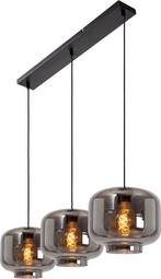 Lucide MEDINE - Hanglamp - 3xE27 - Fumé, Huis en Inrichting, Verzenden, Zo goed als nieuw