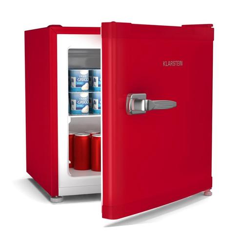 Koelkast Minikoelkast Tafelmodelkoelkast 31L Retro Rood, Witgoed en Apparatuur, Koelkasten en IJskasten, Minder dan 75 liter, Nieuw