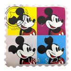 Ad van Hassel (1953) - Luxury Art Stamp - Hommage to Mickey