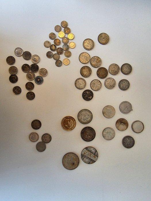 Nederland. 1921 t/m 1967, collectie van 60 munten, Postzegels en Munten, Munten | Nederland