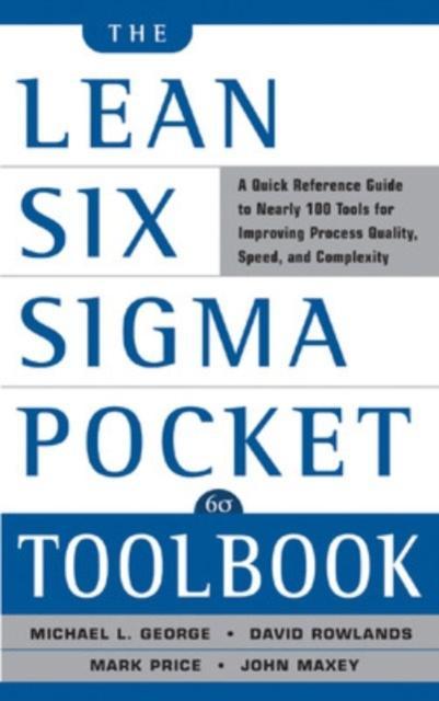 Lean Six Sigma Pocket Toolbook 9780071441193, Boeken, Studieboeken en Cursussen, Zo goed als nieuw, Verzenden