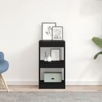vidaXL Boekenkast/kamerverdeler 40x30x71,5 cm zwart, Huis en Inrichting, Kasten | Boekenkasten, Minder dan 50 cm, Verzenden, Nieuw