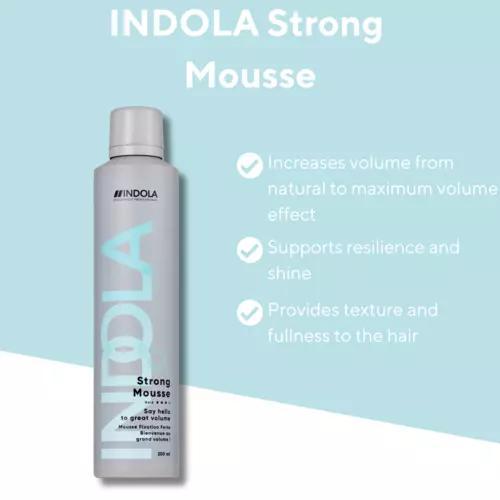 Indola Strong Mousse (Schuim), Sieraden, Tassen en Uiterlijk, Uiterlijk | Haarverzorging, Nieuw, Verzenden