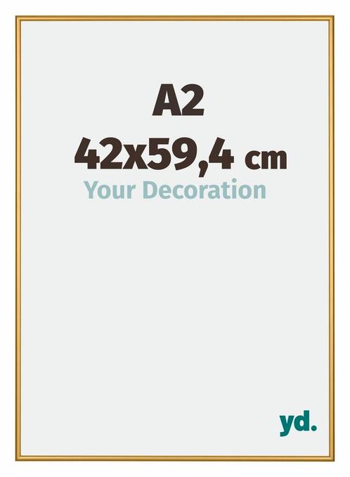 Fotolijst A2 - 42x59,4 cm - Goud Glans - Aluminium - New, Huis en Inrichting, Woonaccessoires | Lijsten, Nieuw, Verzenden