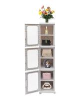 3-Laags Stapelbare Opbergkast met Boxen – Transparant 126 cm, Huis en Inrichting, Verzenden, Nieuw