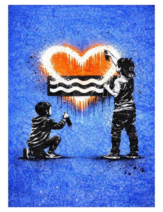 BLING_BÖ (1985) - BØY(S) PAINT LOVE - BLING-BÖ EDITION, Antiek en Kunst, Kunst | Designobjecten