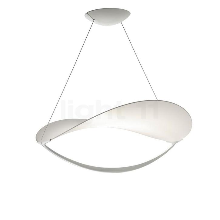 Foscarini Plena Hanglamp LED, wit - dimbaar (Hanglampen), Huis en Inrichting, Lampen | Hanglampen, Nieuw, Verzenden