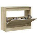 vidaXL Schoenenkast 80x34x63 cm bewerkt hout sonoma, Huis en Inrichting, Verzenden, Nieuw