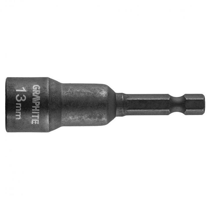 Magnetische dopsleutel bit - 13mm - 1/4 - S2 staal, Doe-het-zelf en Verbouw, Gereedschap | Handgereedschap, Nieuw, Ophalen of Verzenden