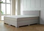 ACTIE! Boxspring Nantes 140 200 Beige, Verzenden, Beige, Nieuw, 140 cm