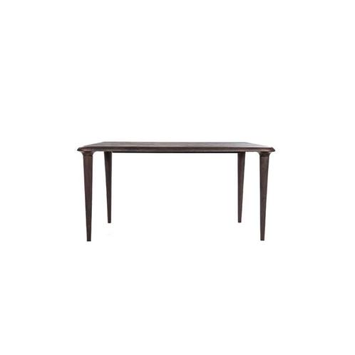 Eettafel Jiska - 160cm - Bruin - 95859 - eettafel, Huis en Inrichting, Tafels | Eettafels, Nieuw, Overige materialen