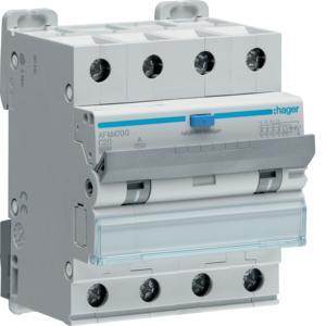 Hager aardlekautomaat / 4-polig, 300mA, C20A / AFM470G, Doe-het-zelf en Verbouw, Elektra en Kabels, Nieuw, Ophalen of Verzenden
