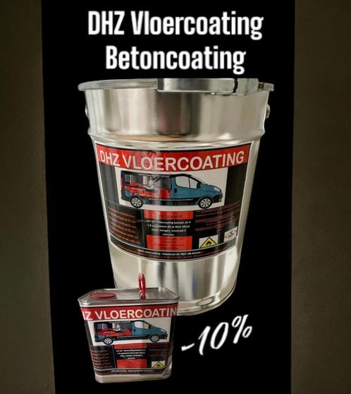 20L=140m2 2K Epoxy WERKPLAATS vloercoating Showroom Garage, Doe-het-zelf en Verbouw, Verf, Beits en Lak, 10 tot 15 liter, Grijs