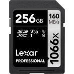 Lexar SDXC Professional UHS-I 1066x 256GB, Audio, Tv en Foto, Fotografie | Geheugenkaarten, Nieuw, Overige merken, Overige typen