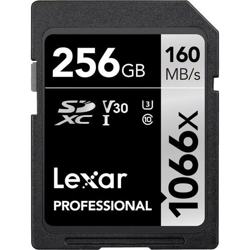 Lexar SDXC Professional UHS-I 1066x 256GB, Audio, Tv en Foto, Fotografie | Geheugenkaarten, Overige typen, Nieuw, Ophalen of Verzenden