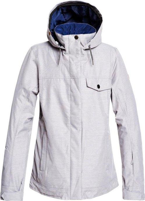 Roxy Billie Dames Ski jas - Maat S - Heather Grey, Kleding | Dames, Jassen | Winter, Verzenden