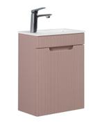 Toiletmeubel Thermis 40 x 22 cm Mat Roze Fonteinmeubel, Doe-het-zelf en Verbouw, Sanitair, Verzenden, Nieuw