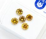 Zonder Minimumprijs - 5 pcs Diamant (Natuurlijk gekleurd) -, Nieuw