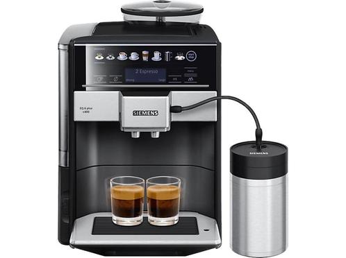Siemens -  Eq.6 Plus S800  Zwart, Witgoed en Apparatuur, Koffiezetapparaten, Nieuw, Afneembaar waterreservoir, 2 tot 4 kopjes