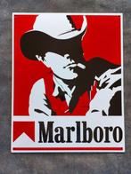 Emaille bord - XXL Marlboro sigaretten, emaillebord -, Antiek en Kunst