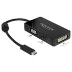 Premium USB-C naar HDMI, DVI en VGA adapter met DP, Nieuw, Ophalen of Verzenden