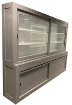 Buffetkast XL grijs Diemen 300cm, Huis en Inrichting, Kasten | Buffetkasten, Ophalen of Verzenden, Nieuw