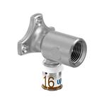 Uponor S-Press Plus muurplaat 1/2 binnendraad x 16 hoog + f, Verzenden, Nieuw