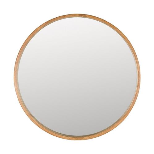 *WOONWINKEL* Dutchbone Caroun Grote Ronde Spiegel Van Bamboe, Huis en Inrichting, Woonaccessoires | Spiegels, Nieuw, Verzenden