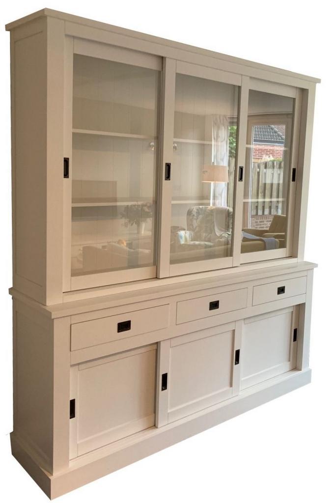 Buffetkast wit Gouda 200cm, Huis en Inrichting, Kasten | Buffetkasten, Ophalen of Verzenden