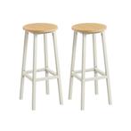 Metalen Barstoel 74cm Hoog | Retourdeal | 40% Korting, Huis en Inrichting, Barkrukken, Met voetsteun, 60 tot 90 cm, Nieuw, Ophalen of Verzenden