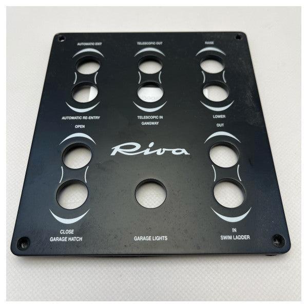 Bieden: Riva Black Coated Marine Control Panel for Boat Aft, Watersport en Boten, Bootonderdelen, Motor en Techniek, Nieuw, Zeilboot of Motorboot