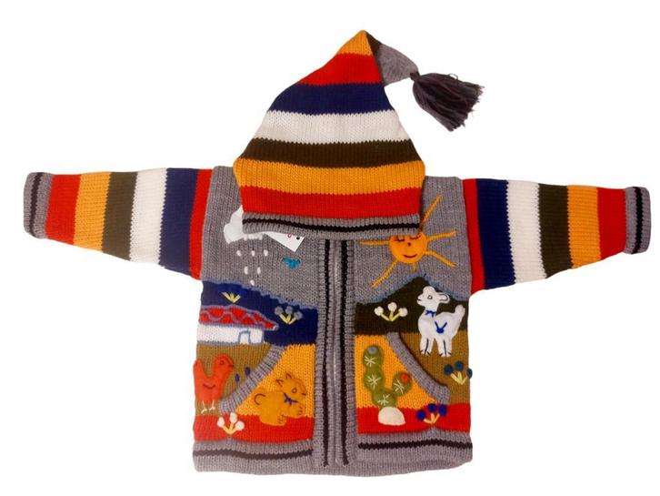 Peru kindervesten,  Peruvian kids sweater, jacke Peru kind, Kinderen en Baby's, Kinderkleding | Maat 92, Jongen of Meisje, Nieuw
