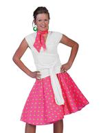 Rock and Roll rok met sjaaltje roze/groen, Ophalen of Verzenden, Nieuw