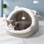 Kattennest met Kattenoren – Zacht Semi-Gesloten Huisdierbed, Dieren en Toebehoren, Verzenden, Nieuw