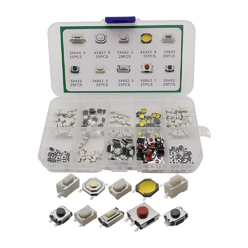 SMD Microschakelaars Assortiment - 100mA 12V - Geschikt voor, Doe-het-zelf en Verbouw, Elektra en Kabels, Nieuw, Verzenden