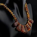 Barnsteen - Luxury Baltic Amber Fan Necklace – Polished