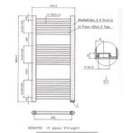 Designradiator Boss & Wessing Vertico Multirail 80x40 cm, Ophalen of Verzenden, Nieuw