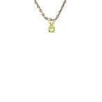 Gouden vintage solitair hanger met peridoot 14 kt, Ophalen of Verzenden, Nieuw