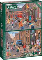 Falcon - Playing in the Street Puzzel (2 x 500 stukjes) |, Hobby en Vrije tijd, Denksport en Puzzels, Nieuw, Verzenden