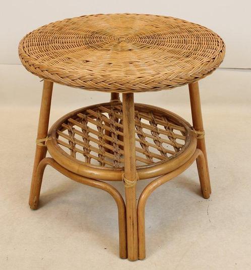 Bijzettafel - Bamboe, Antiek en Kunst, Curiosa en Brocante