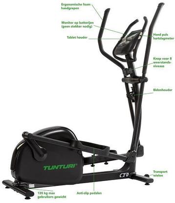 Tunturi Crosstrainer Competence C20-R, showroommodel! beschikbaar voor biedingen