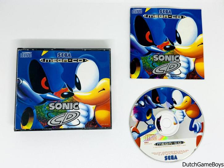 Sega Mega CD - Sonic CD, Spelcomputers en Games, Games | Sega, Gebruikt, Verzenden