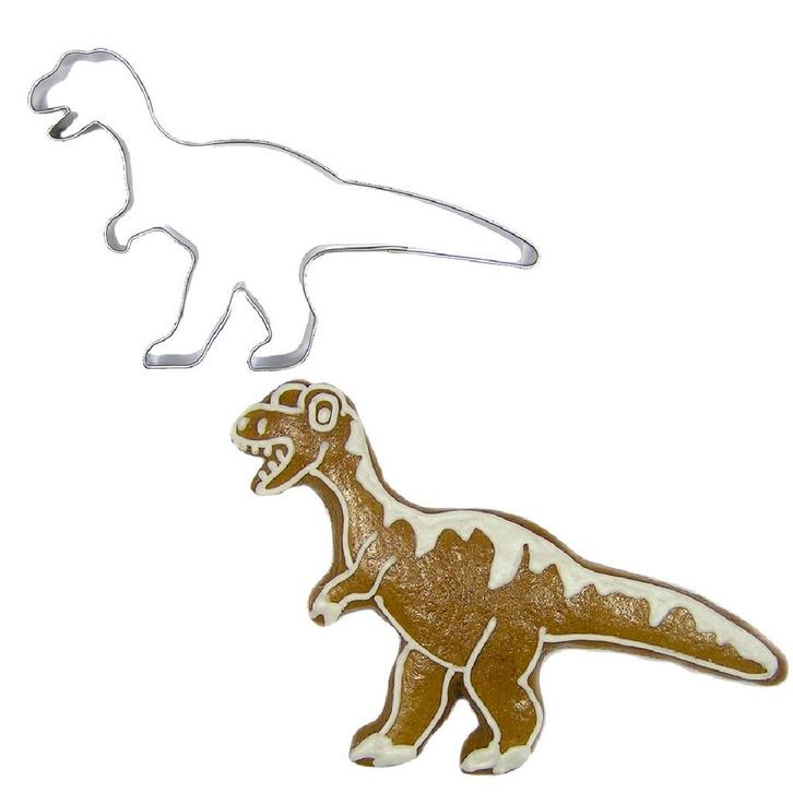 BrandNewCake Uitsteker Dino Tyrannosaurus RVS 10cm, Hobby en Vrije tijd, Taarten en Cupcakes maken, Nieuw, Verzenden