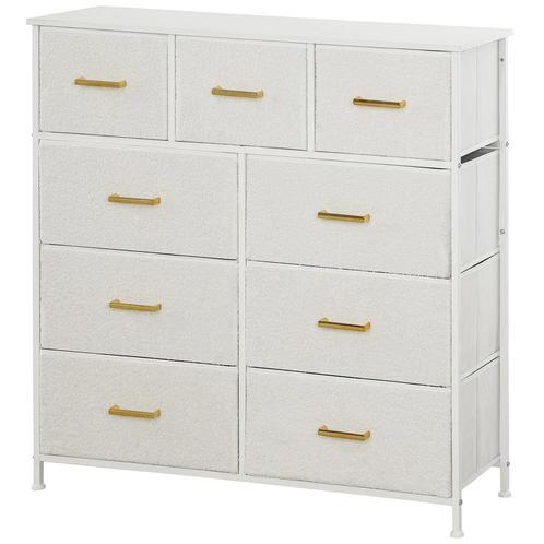 TRUUSK Ladekast Sideboard Met 9 Stoffen Laden, Ladekast Met, Huis en Inrichting, Kasten | Ladekasten, Nieuw, Verzenden