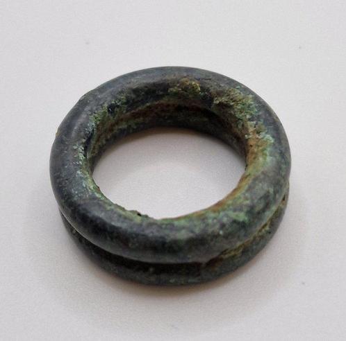 Oud-Khmer Brons Ring - Familiale Harmonie - 24 mm (Zonder, Antiek en Kunst, Antiek | Overige Antiek