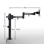 Monitor arm - 1 scherm - Monitor standaard - VESA-compatibel, Audio, Tv en Foto, Televisiebeugels, Verzenden, Zo goed als nieuw