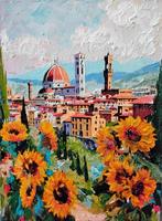 Bartolo Gentiluomo (1973) - Firenze con girasoli