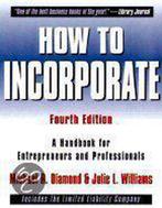 How to Incorporate 9780471392576 Michael R. Diamond, Verzenden, Gelezen, Michael R. Diamond